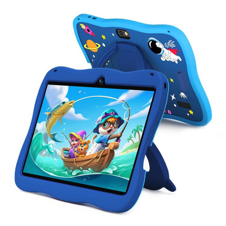 Máy tính bảng trẻ em WiFi 7 inch BDF với vỏ silicone phi hành gia, 1GB+16GB, Android 8.1 MTK6735 CPU lõi tứ, phích cắm Mỹ, 3GB+32GB