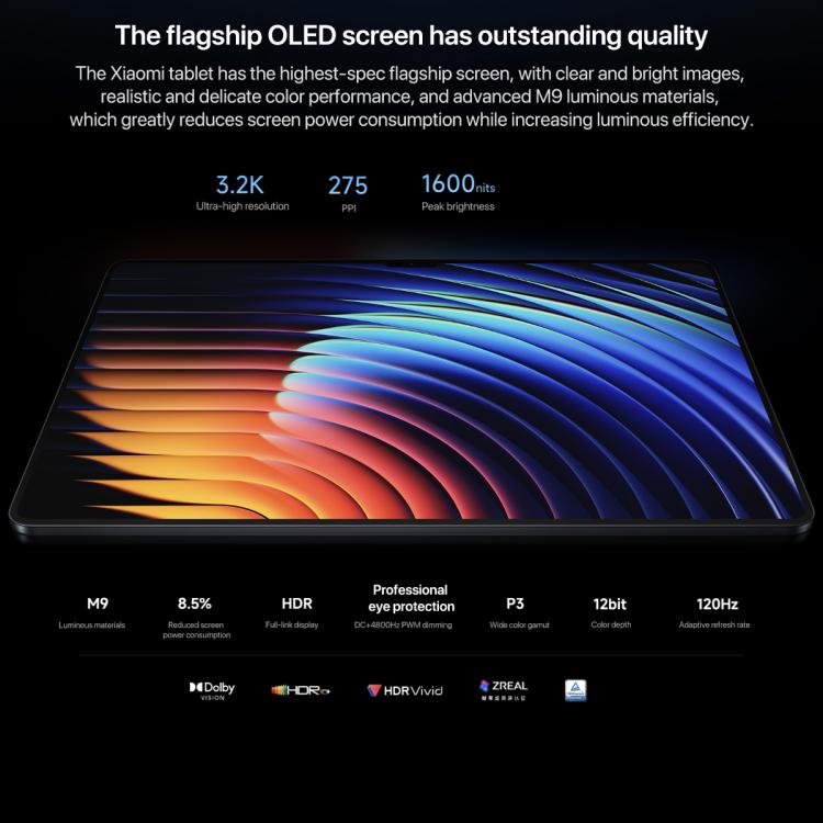 Xiaomi Pad 7 Ultra 14 inch, 12GB+512GB, HyperOS 2, CPU XRING O1 3nm Deca Core, 12GB+512GB