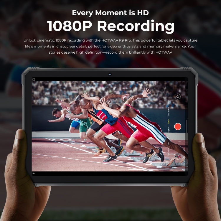 Máy tính bảng bền HOTWAV Tab R9 Pro IP68/IP69K, 6GB+256GB, 11 inch Android 14 Unisoc T606 tám nhân mạng 4G, Phiên bản toàn cầu có Google Play, phích cắm EU, Tab R9 Pro