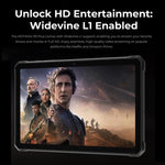 Máy tính bảng bền HOTWAV Tab R9 Plus IP68/IP69K, 8GB+512GB, 11 inch Android 14 Unisoc T7280 Octa Core 4G, Phiên bản toàn cầu với Google Play, phích cắm EU, Tab R9 Plus