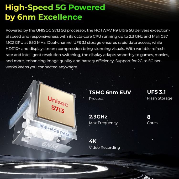 Máy tính bảng bền HOTWAV Tab R9 Ultra IP68/IP69K, 8GB+512GB, 11 inch Android 15 Unisoc T8200 Octa Core 5G, Phiên bản toàn cầu với Google Play, phích cắm EU, Tab R9 Ultra