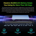 Máy tính bảng bền HOTWAV Tab R9 Ultra IP68/IP69K, 8GB+512GB, 11 inch Android 15 Unisoc T8200 Octa Core 5G, Phiên bản toàn cầu với Google Play, phích cắm EU, Tab R9 Ultra
