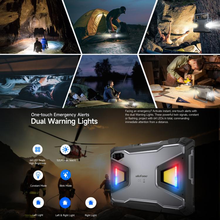 Máy tính bảng bền Ulefone Armor Pad 5 Ultra, 12GB+512GB, 11 inch Android 15 MediaTek Dimensity 7400X Octa Core 5G, phích cắm EU, Armor Pad 5 Ultra