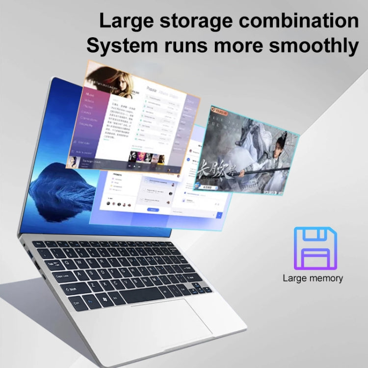Laptop Yoga màn hình cảm ứng 11.6 inch, 6GB+256GB, Windows 11 Intel Celeron N4020 Dual Core, Phích cắm EU, 6GB+256GB