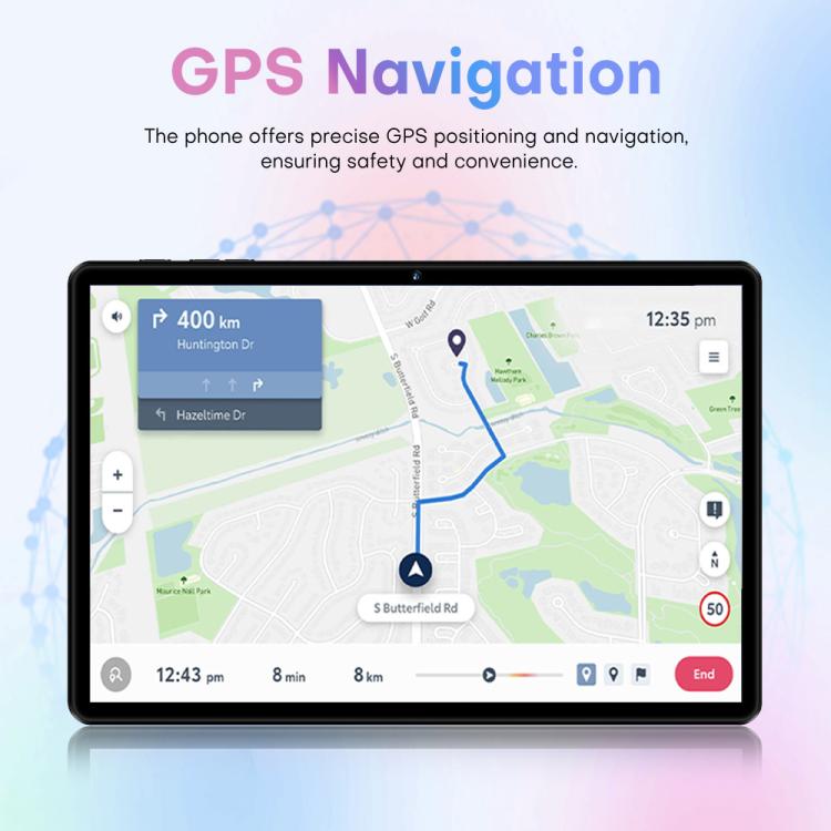 Bộ combo máy tính bảng Pad 8 Pro 10.1 inch 4G LTE, 4GB+32GB, Android 10 MT6755 Octa Core, kèm bàn phím / chuột / bao da, Phích cắm US, Phích cắm US