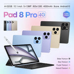 Bộ combo máy tính bảng Pad 8 Pro 10.1 inch 4G LTE, 4GB+32GB, Android 10 MT6755 Octa Core, kèm bàn phím / chuột / bao da, Phích cắm US, Phích cắm US