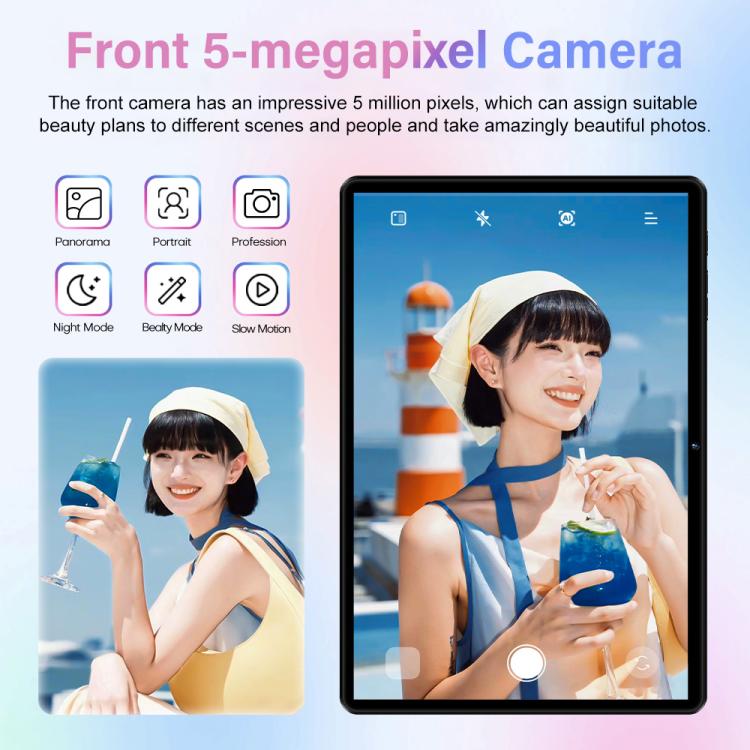 Bộ combo máy tính bảng Pad 8 Pro 10.1 inch 4G LTE, 4GB+32GB, Android 10 MT6755 Octa Core, kèm bàn phím / chuột / bao da, Phích cắm EU, Phích cắm EU