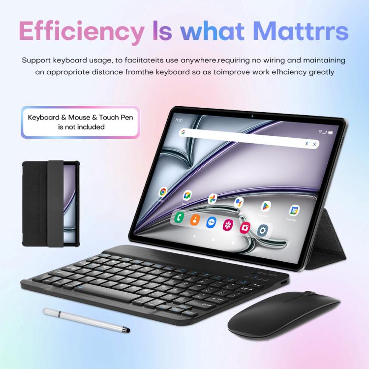 Bộ combo máy tính bảng Pad 8 Pro 10.1 inch 4G LTE, 4GB+32GB, Android 10 MT6755 Octa Core, kèm bàn phím / chuột / bao da, Phích cắm EU, Phích cắm EU