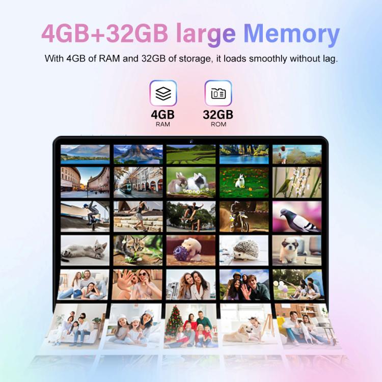 Bộ combo máy tính bảng Pad 8 Pro 10.1 inch 4G LTE, 4GB+32GB, Android 10 MT6755 Octa Core, kèm bàn phím / chuột / bao da, Phích cắm UK, Phích cắm UK