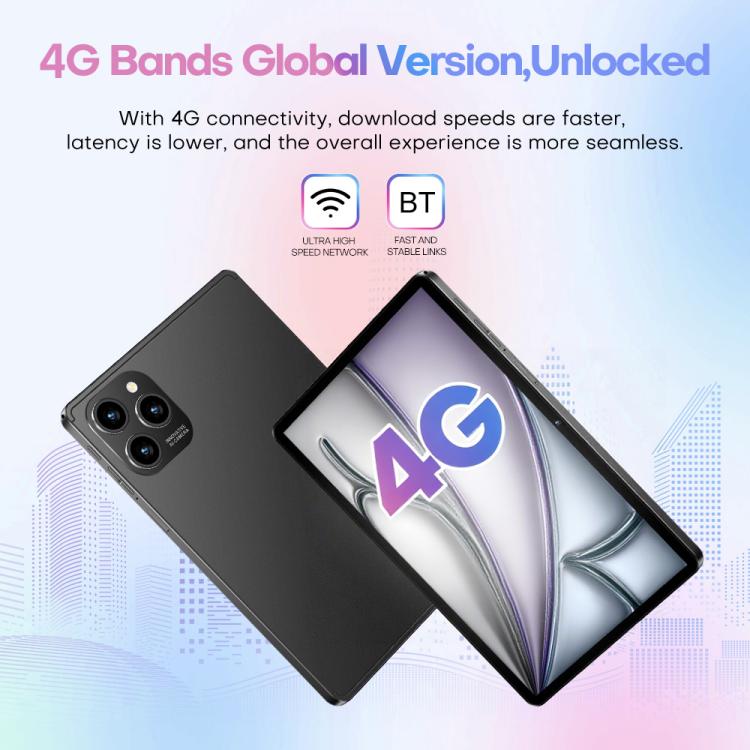 Bộ combo máy tính bảng Pad 8 Pro 10.1 inch 4G LTE, 4GB+32GB, Android 10 MT6755 Octa Core, kèm bàn phím / chuột / bao da, Phích cắm UK, Phích cắm UK