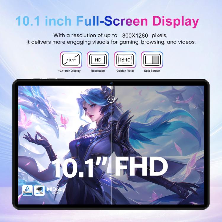 Bộ combo máy tính bảng Pad 9 Pro 10.1 inch 4G LTE, 4GB+32GB, Android 10 MT6755 Octa Core, kèm bàn phím / chuột / bao da, Phích cắm EU, Phích cắm EU