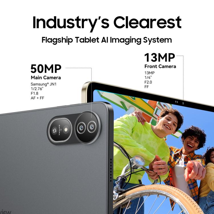 Máy tính bảng Blackview MEGA 12, 12GB+256GB, 12.2 inch Android 16 MediaTek Dimensity 7200 Octa Core, Mạng: 5G, Phiên bản toàn cầu có Google Play