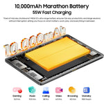 Máy tính bảng Blackview MEGA 12, 12GB+256GB, 12.2 inch Android 16 MediaTek Dimensity 7200 Octa Core, Mạng: 5G, Phiên bản toàn cầu có Google Play
