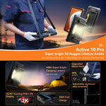 Máy tính bảng bền Blackview Active 8 Pro 5G, 12GB+256GB, 10.95 inch Android 14 Dimensity 7300 tám nhân, Phiên bản toàn cầu có Google Play, 12GB+256GB