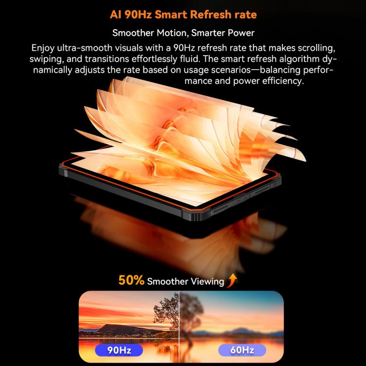 Máy tính bảng bền bỉ Blackview Active 5 4G, 8GB+128GB, 8.68 inch Android 14 Unisoc UMS9230E T615 tám nhân, phiên bản toàn cầu có Google Play, Active 5