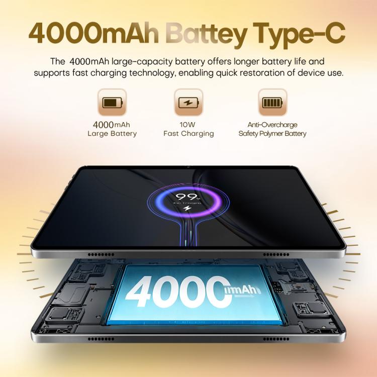 Máy tính bảng gọi điện 3G Pad 8 Ultra 10.1 inch, 3GB+32GB, Android 10 MTK6755 Quad Core, Phích cắm US, Phích cắm US