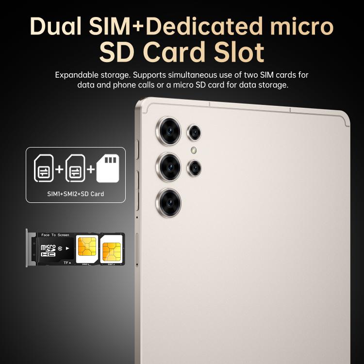 Máy tính bảng Pad 25 Ultra 10.1 inch 4G LTE, 4GB+32GB, Android 10 MTK6755 Octa Core, Cắm điện Úc, Cắm điện Úc