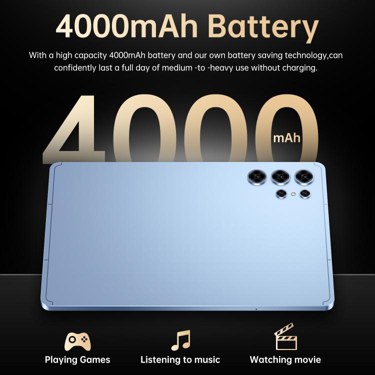 Máy tính bảng Pad 25 Ultra 10.1 inch 4G LTE, 4GB+32GB, Android 10 MTK6755 Octa Core, Cắm điện Úc, Cắm điện Úc