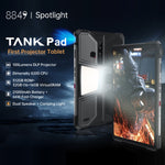 Máy tính bảng bền Unihertz 8849 Tank Pad & máy chiếu, 16GB+512GB, 10.95 inch Android 14 Dimensity 8200 tám nhân mạng 5G, phích cắm EU, Tank Pad mạng 5G