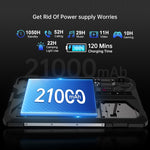 Máy tính bảng bền Unihertz 8849 Tank Pad & máy chiếu, 16GB+512GB, 10.95 inch Android 14 Dimensity 8200 tám nhân mạng 5G, phích cắm EU, Tank Pad mạng 5G