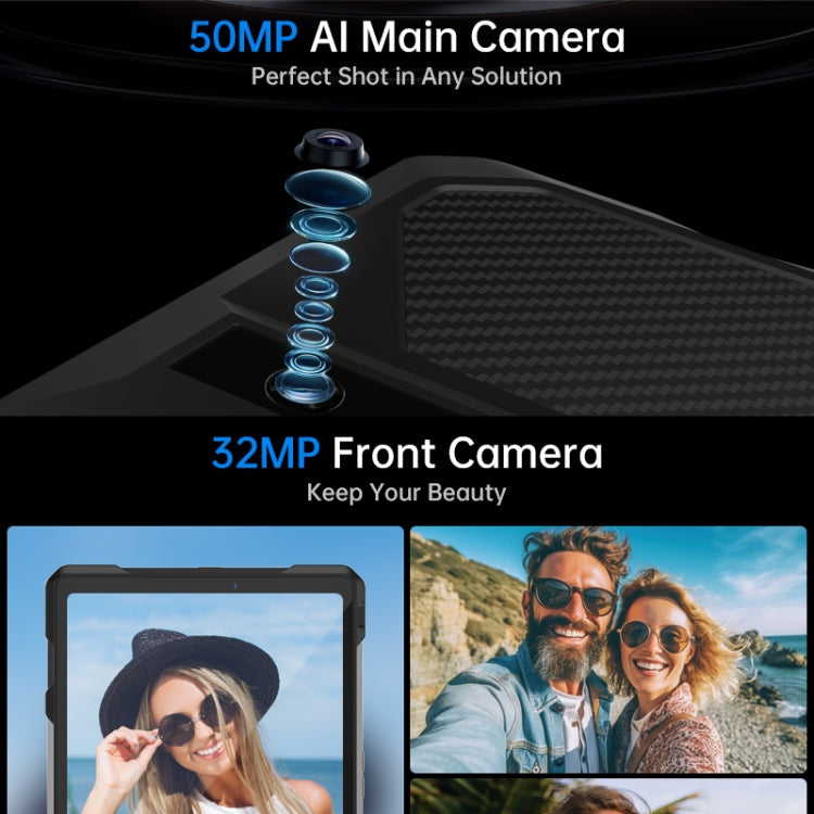 Máy tính bảng bền Unihertz 8849 Tank Pad & máy chiếu, 16GB+512GB, 10.95 inch Android 14 Dimensity 8200 tám nhân mạng 5G, phích cắm EU, Tank Pad mạng 5G