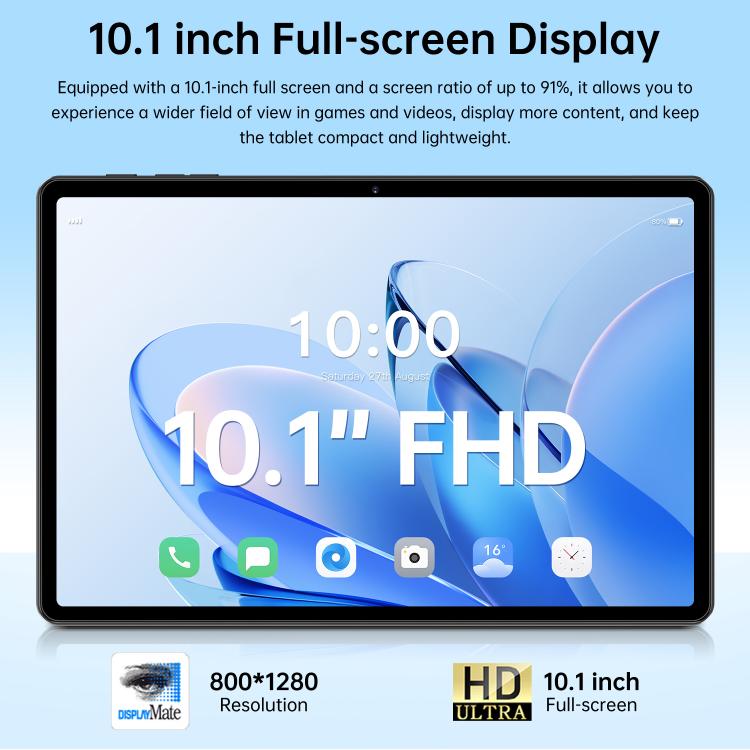 Máy tính bảng Pro 13 10.1 inch 4G LTE, 4GB+32GB, Android 10 MTK6755 tám nhân, phích cắm UK, phích cắm UK