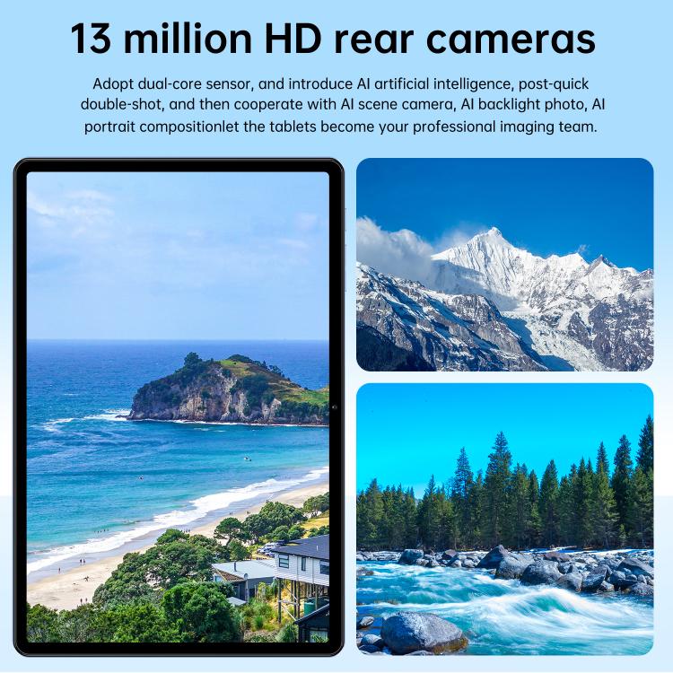Máy tính bảng Pro 13 10.1 inch 4G LTE, 4GB+32GB, Android 10 MTK6755 tám nhân, phích cắm UK, phích cắm UK