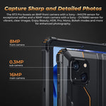 Máy tính bảng bền OUKITEL RT3 Pro mạng 4G IP68/IP69K, 4GB+128GB, 8.0 inch Android 14 MediaTek G81 tám nhân, hỗ trợ SIM kép, phích cắm EU, RT3 Pro 4GB+128GB