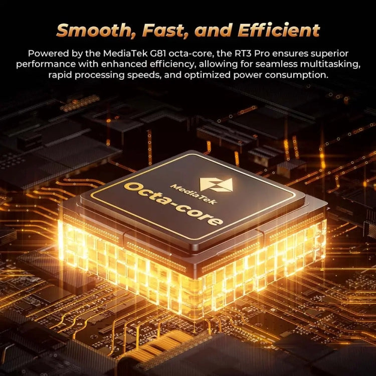 Máy tính bảng bền OUKITEL RT3 Pro mạng 4G IP68/IP69K, 4GB+128GB, 8.0 inch Android 14 MediaTek G81 tám nhân, hỗ trợ SIM kép, phích cắm EU, RT3 Pro 4GB+128GB