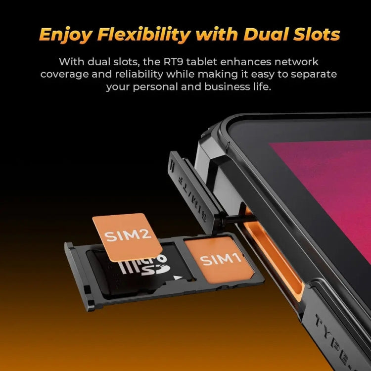 Máy tính bảng bền OUKITEL RT9 mạng 4G IP68/IP69K, 6GB+256GB, 11 inch Android 14 Unisoc T606 tám nhân, hỗ trợ SIM kép, phích cắm EU, RT9 6GB+256GB