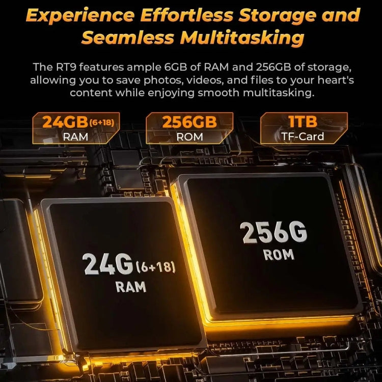 Máy tính bảng bền OUKITEL RT9 mạng 4G IP68/IP69K, 6GB+256GB, 11 inch Android 14 Unisoc T606 tám nhân, hỗ trợ SIM kép, phích cắm EU, RT9 6GB+256GB