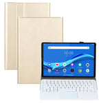 AM10-A Detachable Bluetooth Backlight Keyboard Ultrathin Horizontal Flip Leather Tablet Case with Touchpad & Holder for Lenovo M10 Plus 10.3 inch X606F, For Lenovo M10 Plus