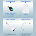 Cầu nối không dây mini VONETS VAP11S-5G 900Mbps WiFi Repeater với 2 ăng-ten và quạt