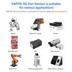 Cầu nối không dây mini VONETS VAP11S-5G 900Mbps WiFi Repeater với 2 ăng-ten và quạt