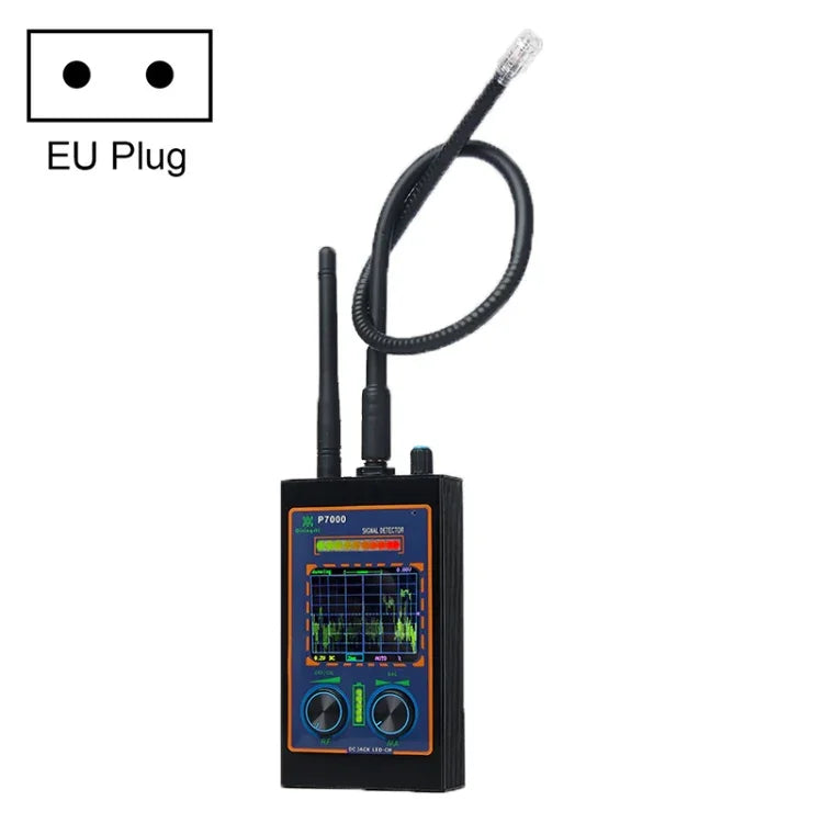 Máy phát hiện sóng radio P7000 với màn hình LED, Phích cắm Mỹ, P7000, Phích cắm EU, P7000, Phích cắm Mỹ