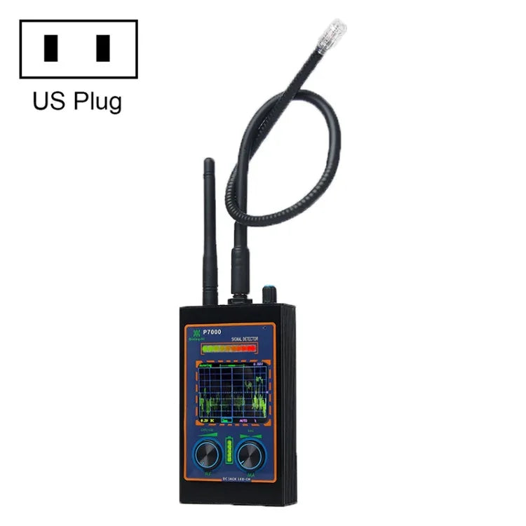 Máy phát hiện sóng radio P7000 với màn hình LED, Phích cắm Mỹ, P7000, Phích cắm EU, P7000, Phích cắm Mỹ