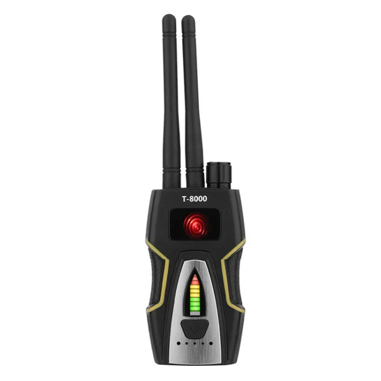 Máy phát hiện tín hiệu RF T-8000 Máy tìm âm GSM Máy quét GPS, T-8000 Bạc