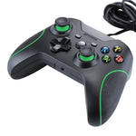 Tay cầm chơi game USB có dây cho máy chơi game XBOX ONE / PC / Laptop, Dài cáp: Khoảng 2.1m, HSY-008 (Màu đen)