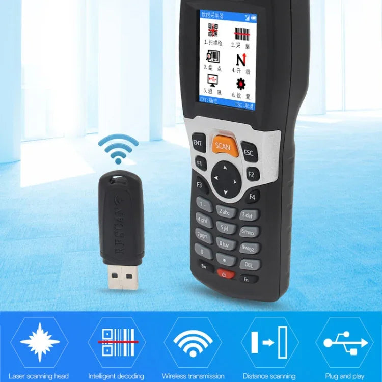 Máy quét mã vạch laser một chiều USB + không dây NEWSCAN NS3309, NS3309L