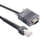 Cáp dữ liệu nối tiếp RS232 sang RJ45 dài 2m cho máy quét Symbol LS2208, RS232 sang RJ45