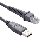 Cáp dữ liệu nối tiếp USB A đực sang RJ45 dài 2m cho máy quét Symbol LS2208 / 2208AP / LS4278, USB A đực sang RJ45