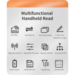 Đầu đọc Bluetooth cầm tay RFID UHF tầm xa chip E710, Kiểu: Nâng cao, Nâng cao, Phích cắm EU, Nâng cao, Phích cắm US, Nâng cao, Phích cắm UK