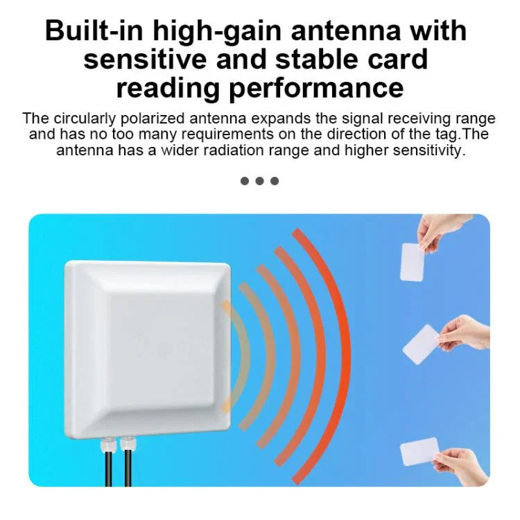 Đầu đọc ghi RFID UHF tầm xa tích hợp với chip E710, Kiểu: Thêm kết nối 4G, Thêm kết nối 4G