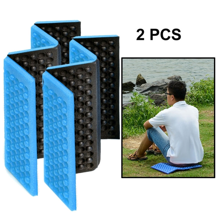 2 tấm đệm massage gấp di động ngoài trời, thảm ngồi picnic chống ẩm EVA, 2 cái (xanh đậm), 2 cái (xanh cỏ), 2 cái (cam), 2 cái (xanh dương), 2 cái (tím), 2 cái (đỏ)