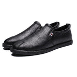Giày da nam đầu tròn thoáng khí phong cách thường ngày, size 43