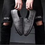 Giày da nam đầu tròn thoáng khí phong cách thường ngày, size 43