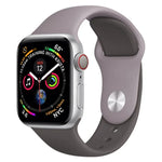 Dây Đeo Đồng Hồ Silicone Hai Màu cho Apple Watch Series 3 & 2 & 1 42mm (Xanh Nhạt + Hồng Nhạt)