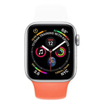 Dây Đeo Đồng Hồ Silicone Hai Màu cho Apple Watch Series 3 & 2 & 1 42mm (Xanh Nhạt + Hồng Nhạt)