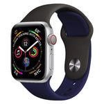 Dây đồng hồ silicone hai màu cho Apple Watch Series 3 & 2 & 1 38mm (Trắng + Đỏ)