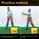 Túi tập luyện đánh golf chống nước đa chức năng PGM, Kích thước: 26 x 44cm, HL002 Đen, HL002 Vàng
